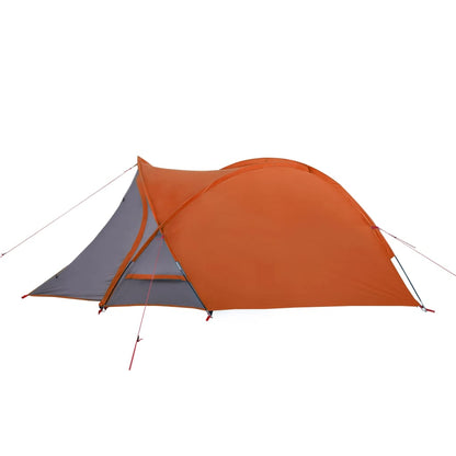 Tent 2-Persoons 320X40X20 Cm 85T Taft Grijs En Oranje orange