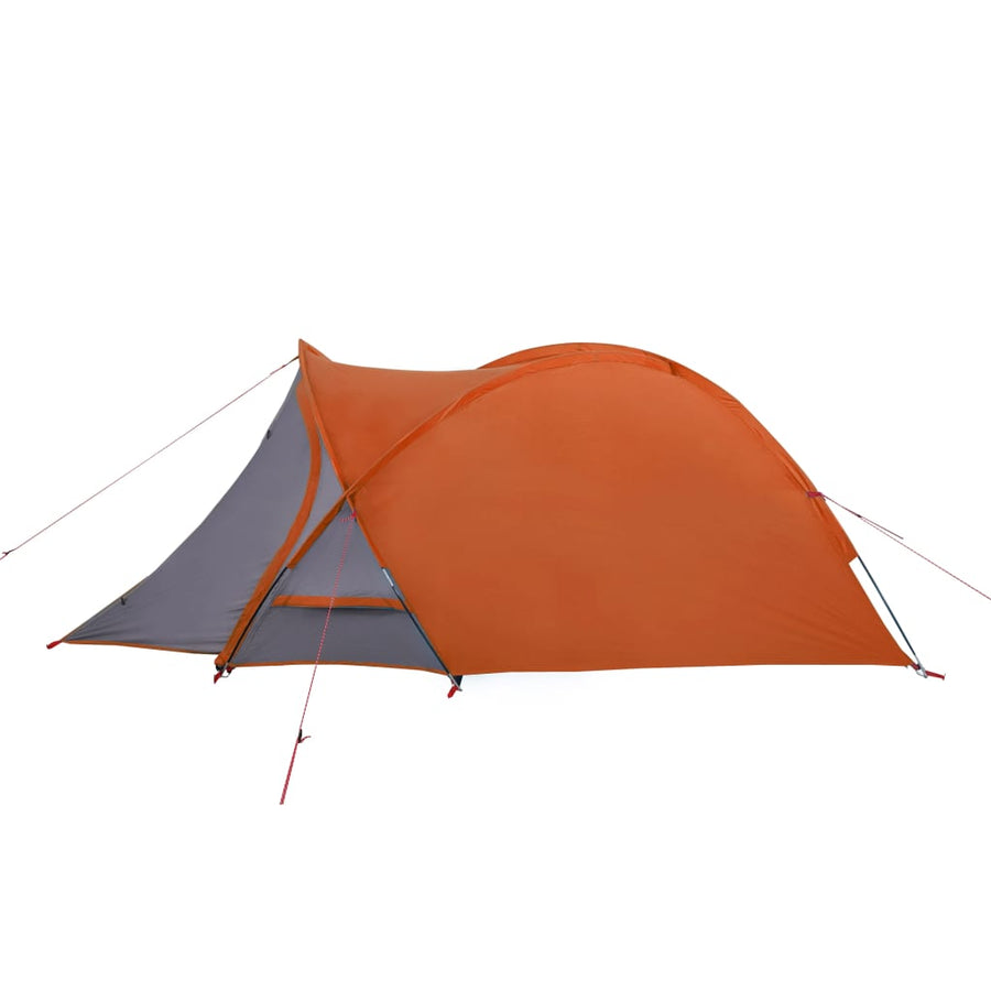 Tent 2-Persoons 320X40X20 Cm 85T Taft Grijs En Oranje orange