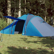 Koepeltent 6 personen waterdicht blauw 215x185x150 cm