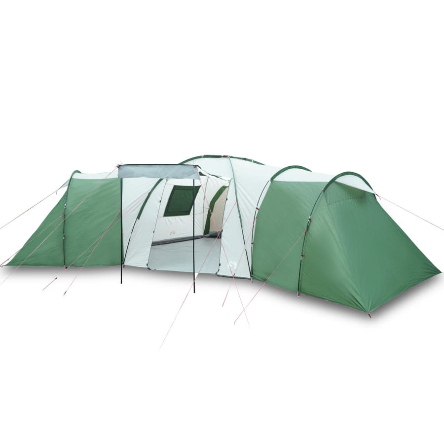 Tent 12-Persoons 840X720X200 Cm 185T Taft Groen