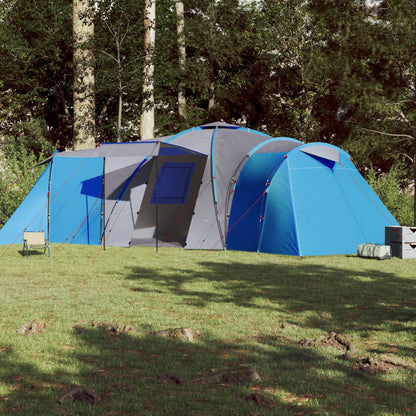 Tent 12-Persoons 840X720X200 Cm 185T Taft Blauw
