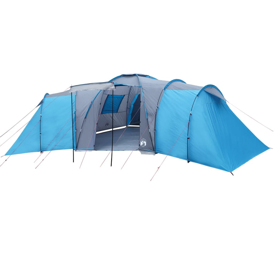 Tent 12-Persoons 840X720X200 Cm 185T Taft Blauw