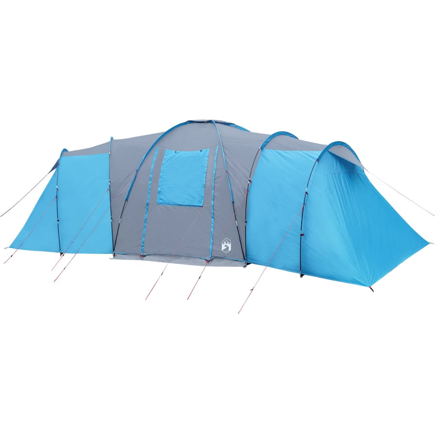 Tent 12-Persoons 840X720X200 Cm 185T Taft Blauw
