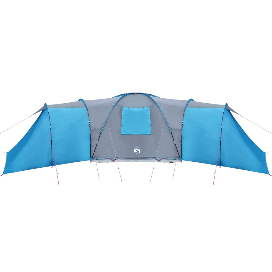 Tent 12-Persoons 840X720X200 Cm 185T Taft Blauw