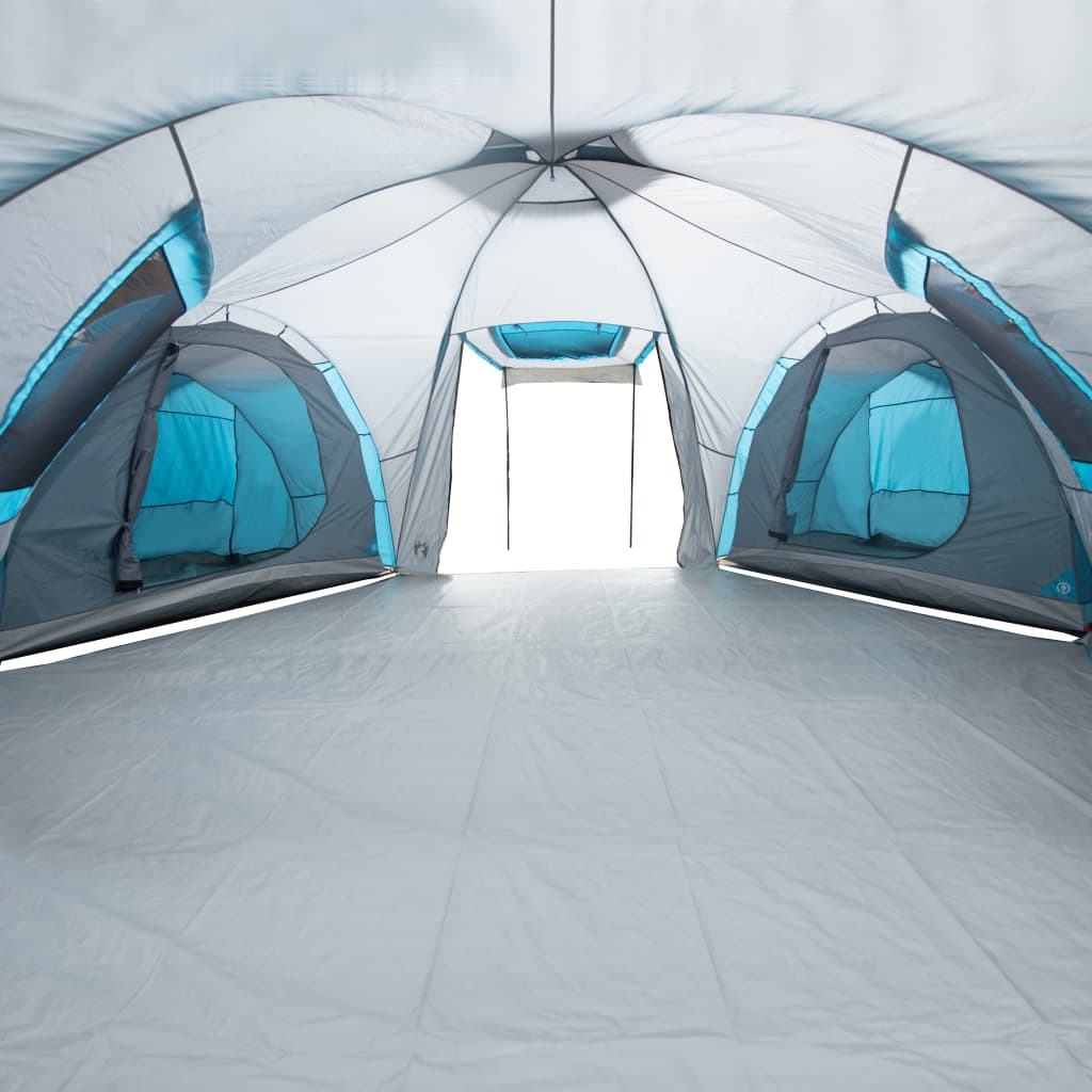 Tent 12-Persoons 840X720X200 Cm 185T Taft Blauw
