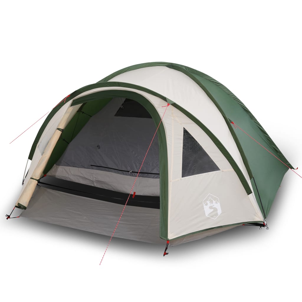 Tent 4-Persoons 85T Taft 300 x 250 x 132 cm Groen
