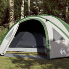 Koepeltent 4-persoons waterdicht groen 300x250x132 cm