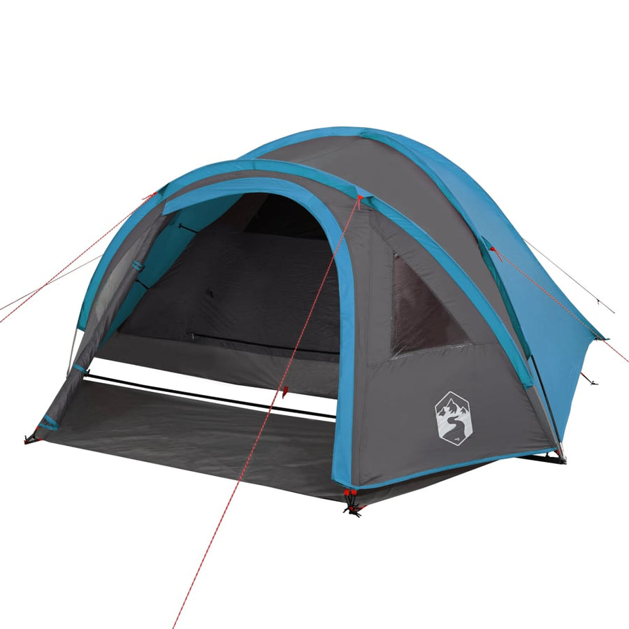 Tent 4-Persoons 85T Taft 300 x 250 x 132 cm Blauw