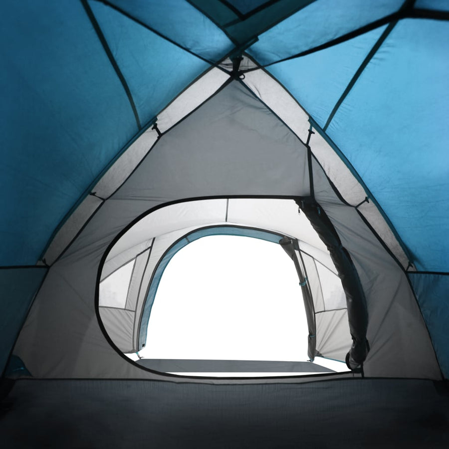 Tent 4-Persoons 85T Taft 300 x 250 x 132 cm Blauw