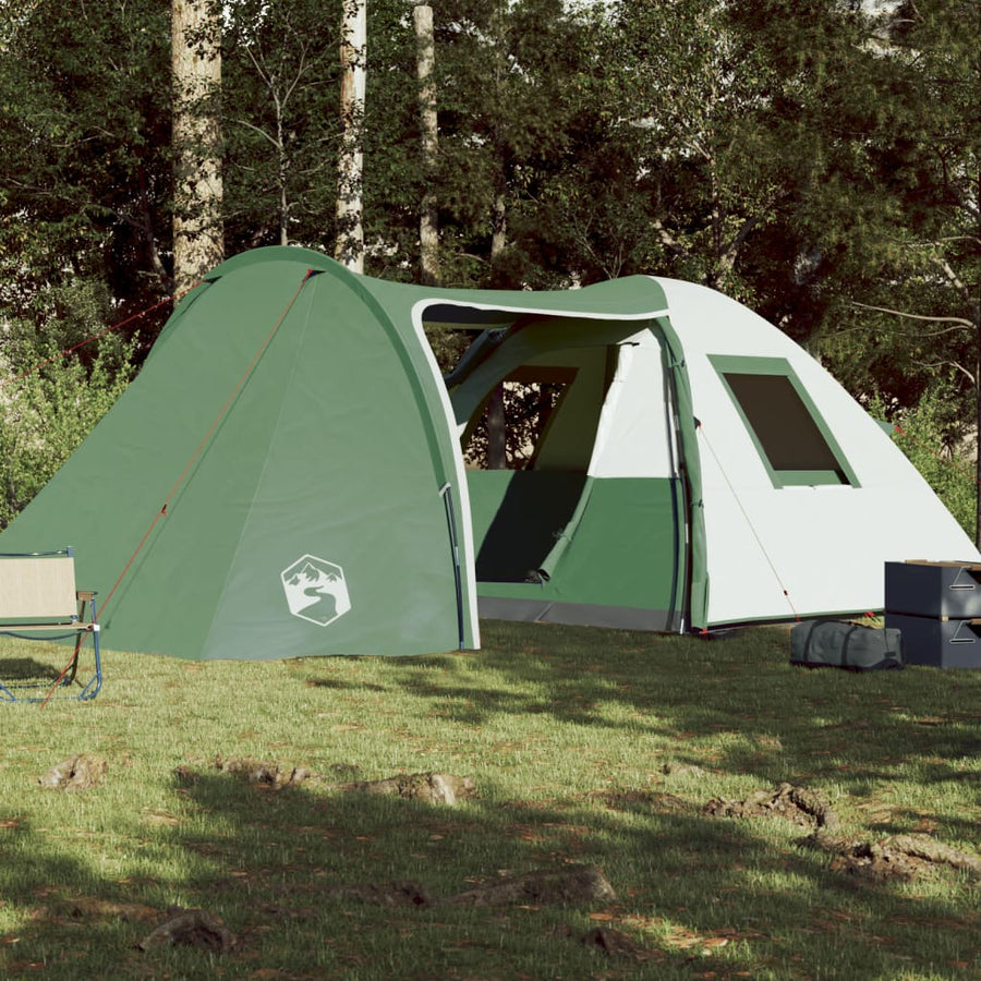 Tent 6-Persoons 466X342X200 Cm 185T Taft Groen
