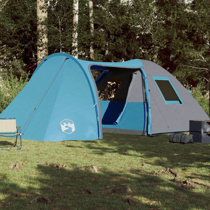 Tent 6-Persoons 466X342X200 Cm 185T Taft Blauw