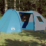 Koepeltent 6-persoons waterdicht blauw 466x342x200 cm