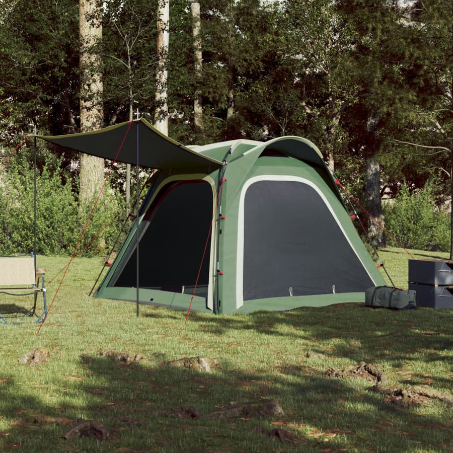 Tent 4-Persoons 240X221X160 Cm 185T Taft Groen