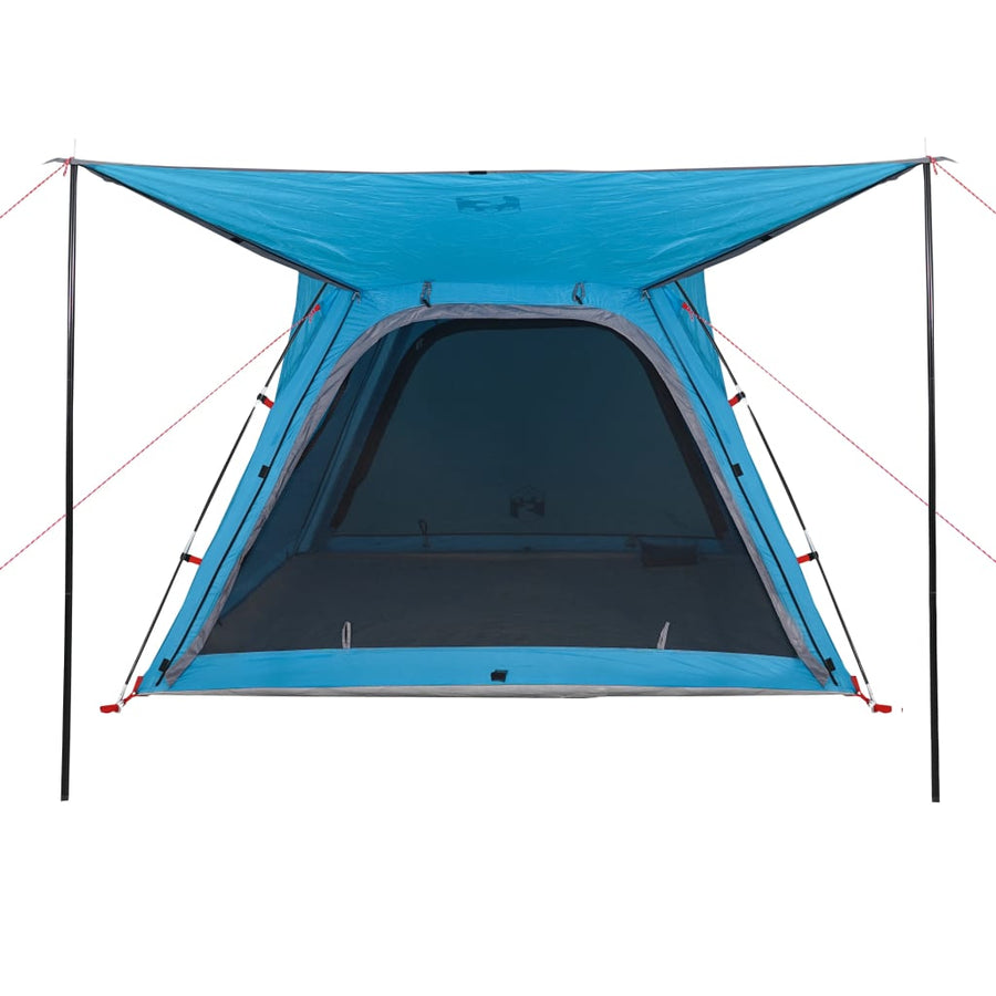 Tent 4-Persoons 240X221X160 Cm 185T Taft Blauw