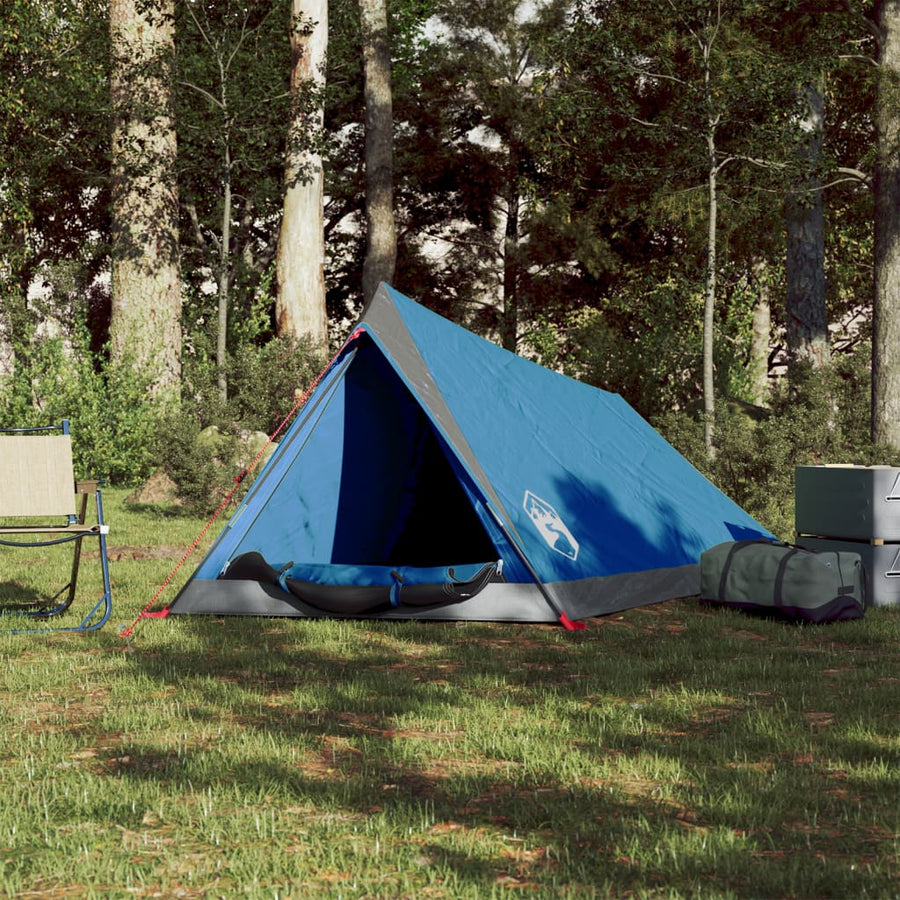 Tent 2-Persoons 200X20X88/62 Cm 85T Taft Blauw