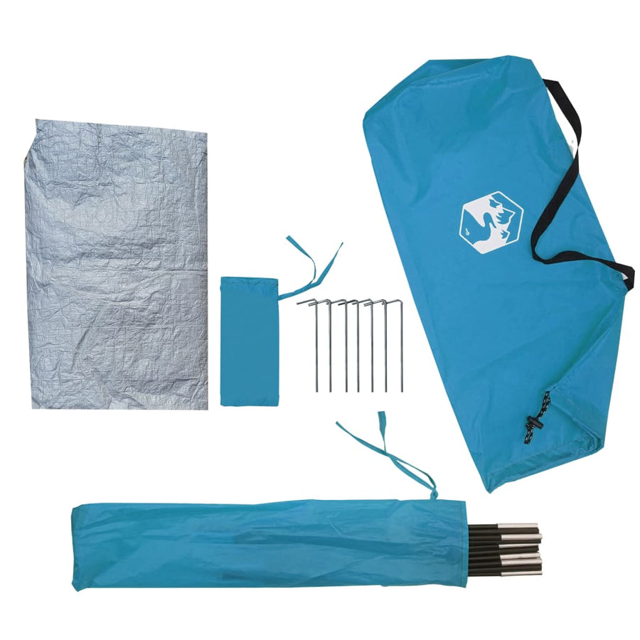 Tent 2-Persoons 200X20X88/62 Cm 85T Taft Blauw