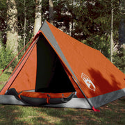 Tent 2-persoons 200x120x88/62 cm grijs oranje