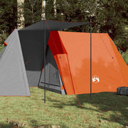 Tent 3-persoons waterdicht grijs oranje