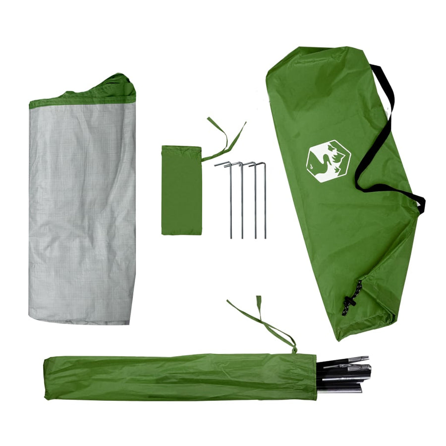 Opbergtent 9 Vakken 125X50X68 Cm 185T Taft Groen