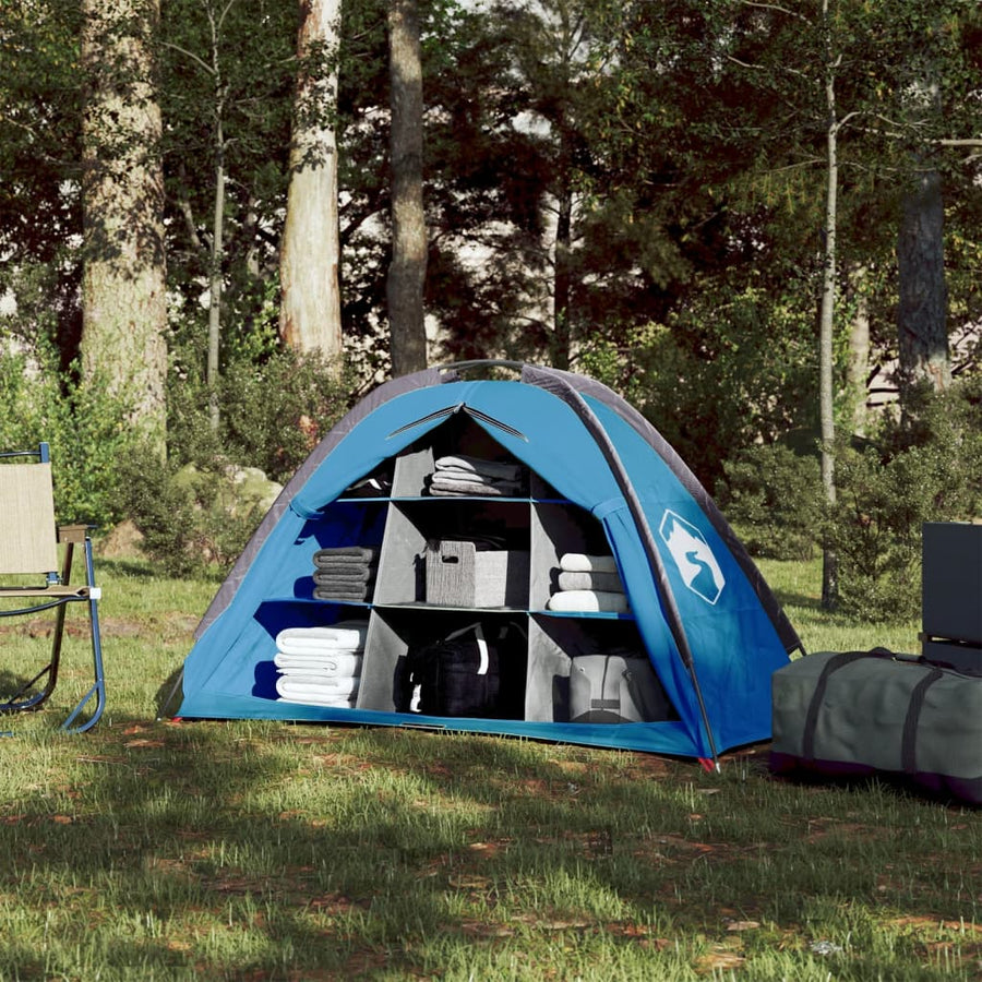 Opbergtent 9 Vakken 125X50X68 Cm 185T Taft Blauw