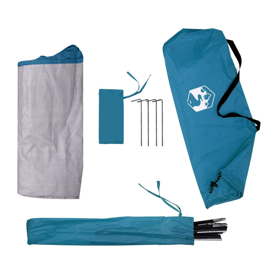 Opbergtent 9 Vakken 125X50X68 Cm 185T Taft Blauw