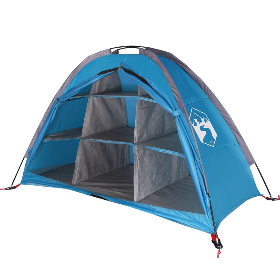 Opbergtent 9 Vakken 125X50X68 Cm 185T Taft Blauw