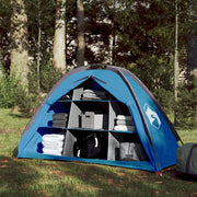 Opbergtent 9 vakken 125x50x68 cm blauw