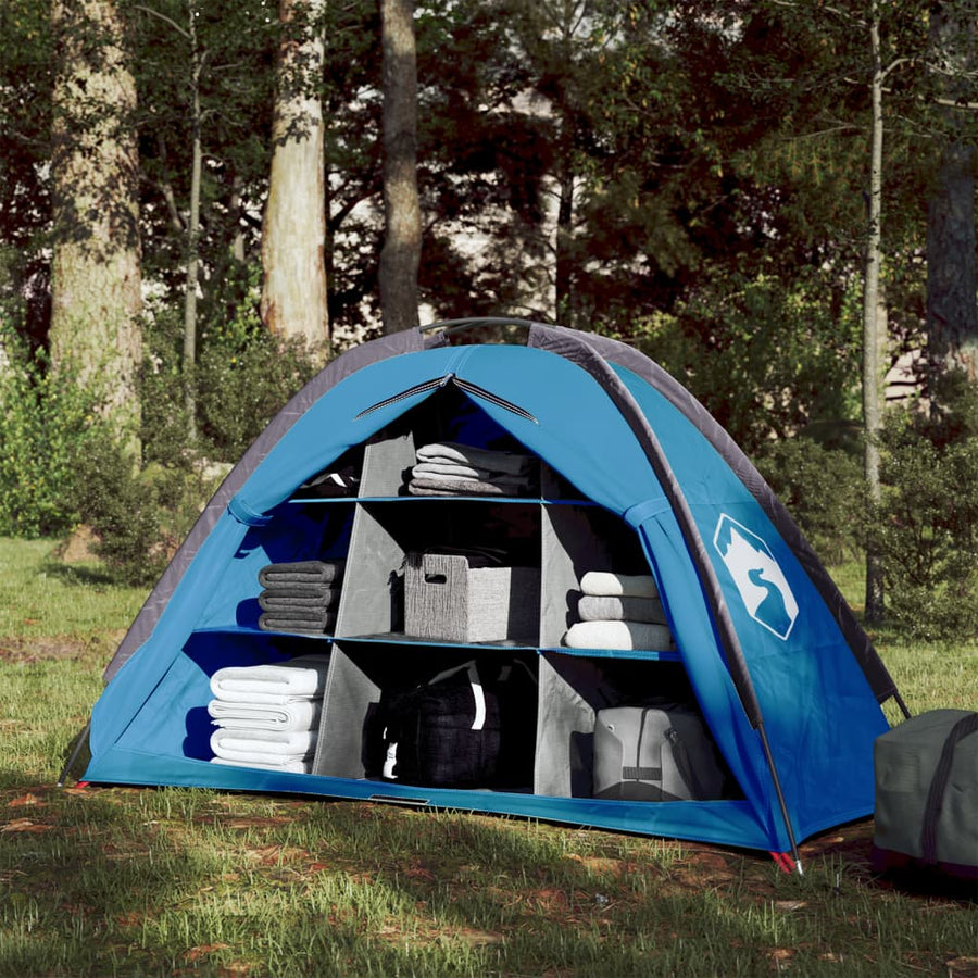 Opbergtent 9 Vakken 125X50X68 Cm 185T Taft Blauw