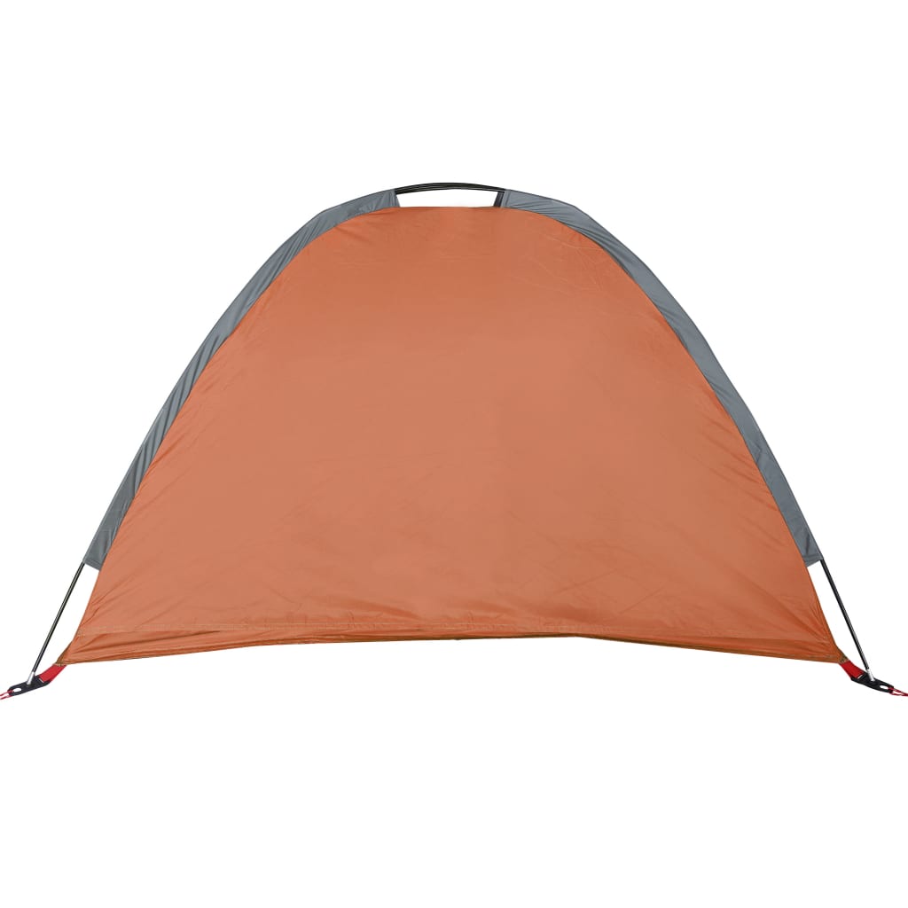 Opbergtent 9 Vakken 125X50X68 Cm 185T Taft Grijs En Oranje