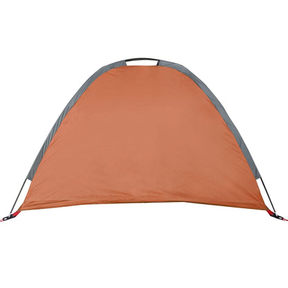 Opbergtent 9 Vakken 125X50X68 Cm 185T Taft Grijs En Oranje