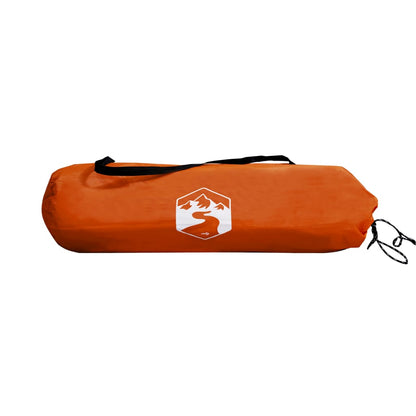 Opbergtent 9 Vakken 125X50X68 Cm 185T Taft Grijs En Oranje