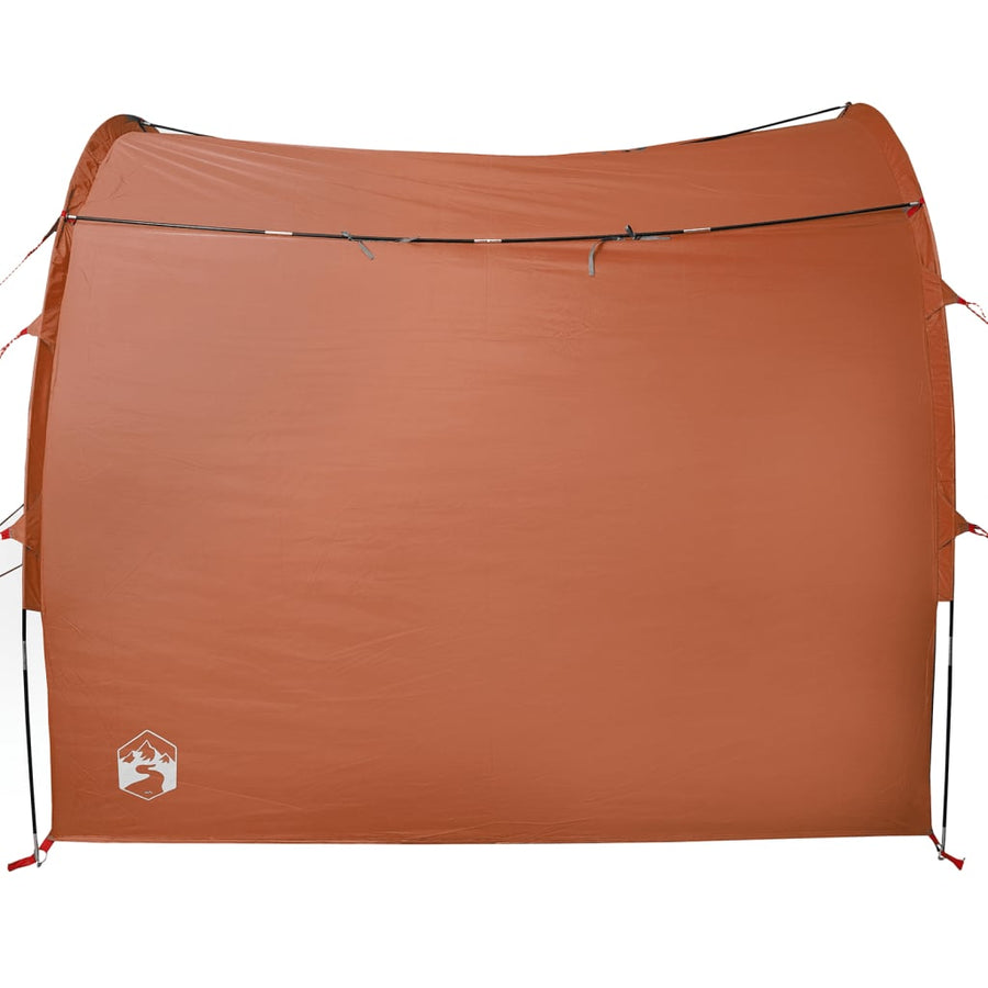 Opbergtent 204X183X178 Cm 185T Taft Grijs En Oranje