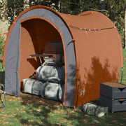 Storage tent waterproof orange