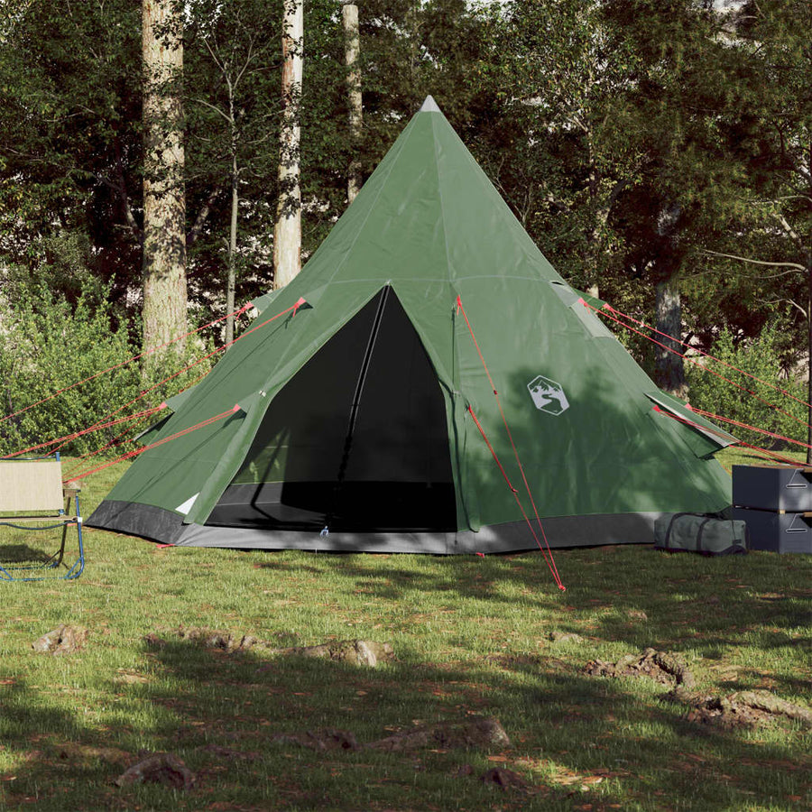 Tent 4-Persoons 85T Taft 367 x 367 x 259 cm Groen