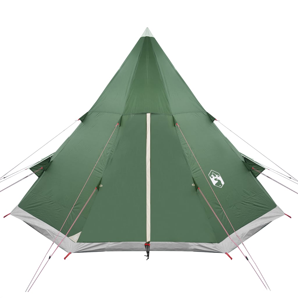 Tent 4-Persoons 85T Taft 367 x 367 x 259 cm Groen
