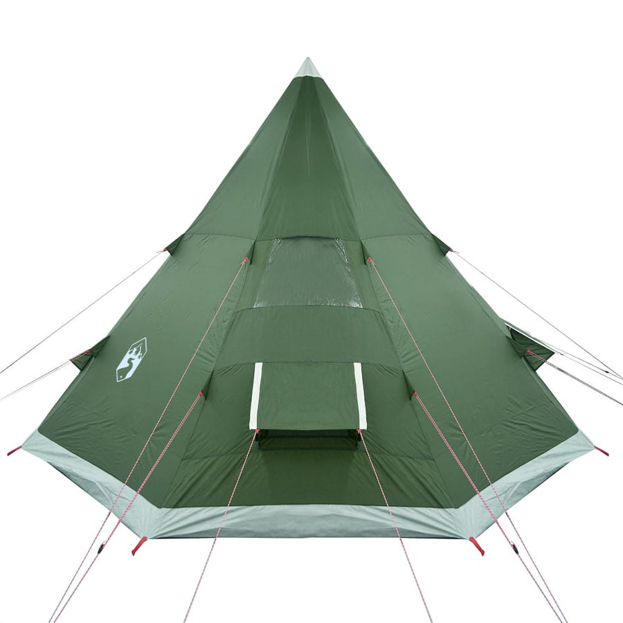 Tent 4-Persoons 85T Taft 367 x 367 x 259 cm Groen