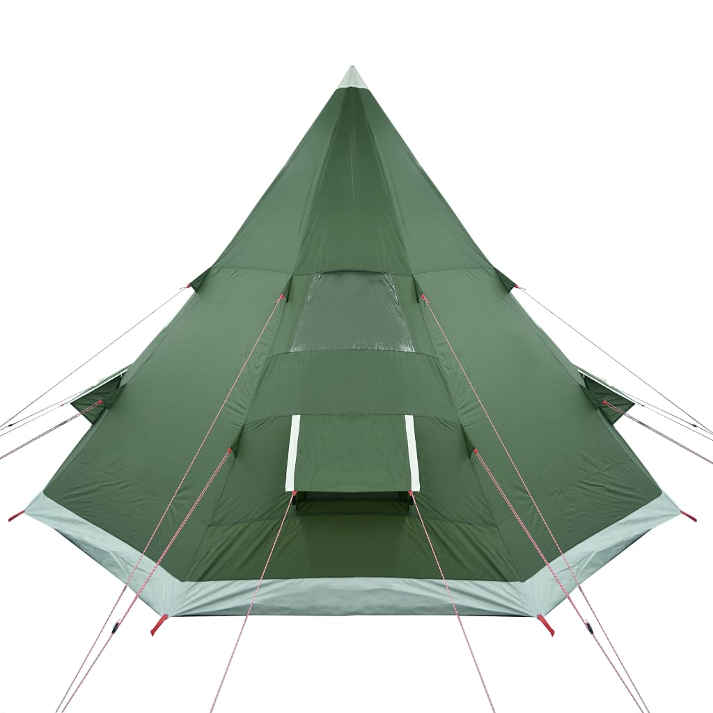 Tent 4-Persoons 85T Taft 367 x 367 x 259 cm Groen