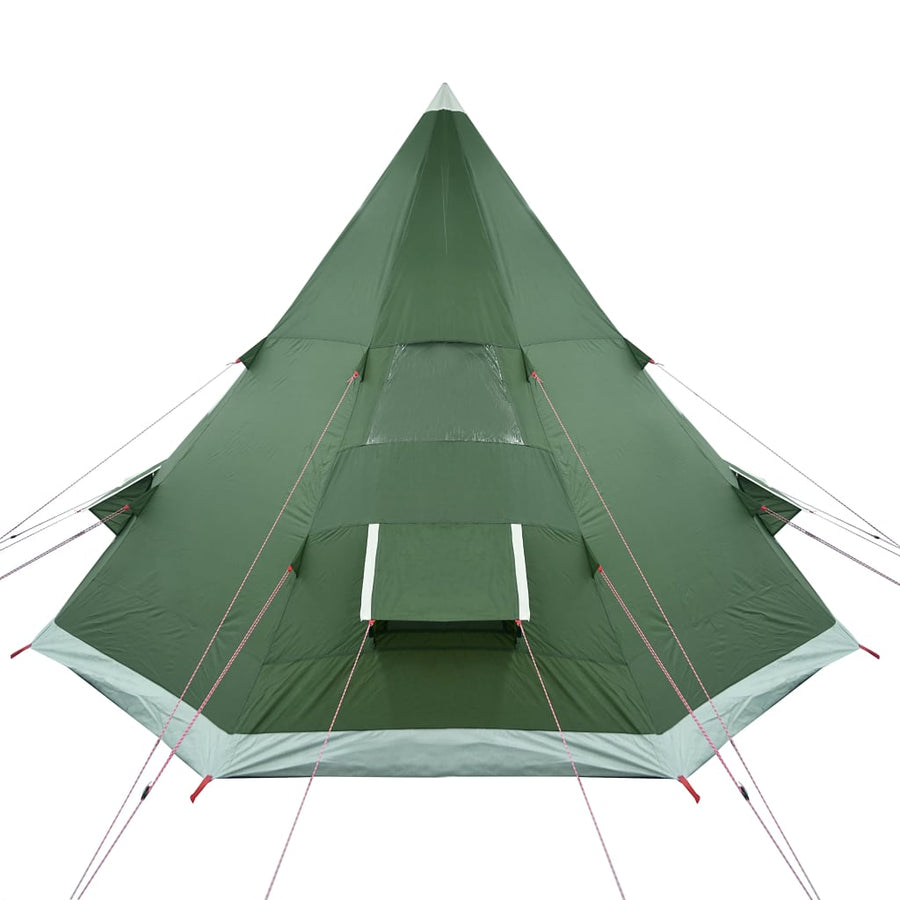 Tent 4-Persoons 85T Taft 367 x 367 x 259 cm Groen