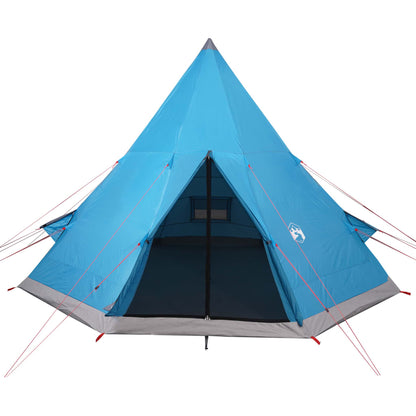Tent 4-Persoons 85T Taft 367 x 367 x 259 cm Blauw