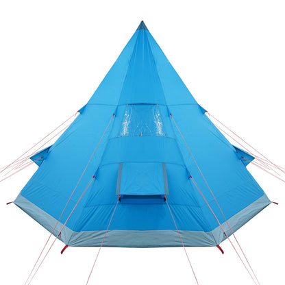 Tent 4-Persoons 85T Taft 367 x 367 x 259 cm Blauw