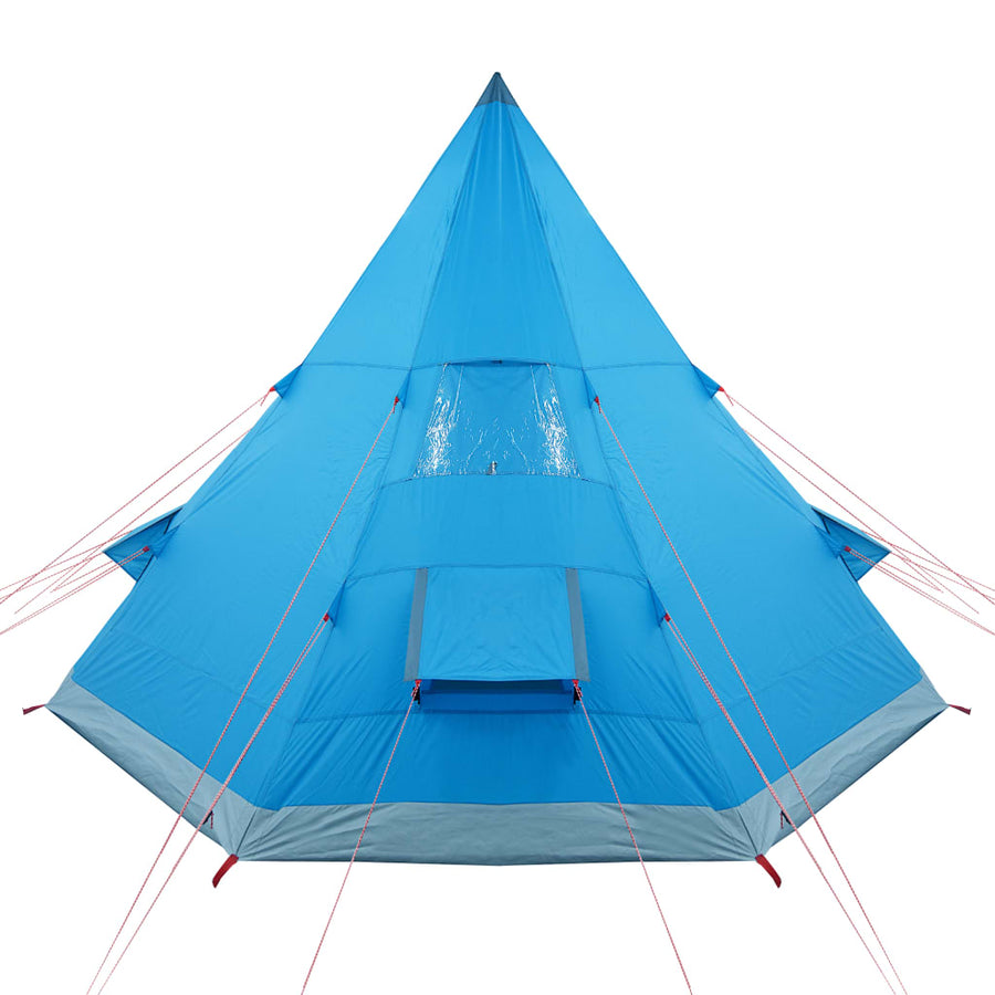 Tent 4-Persoons 85T Taft 367 x 367 x 259 cm Blauw