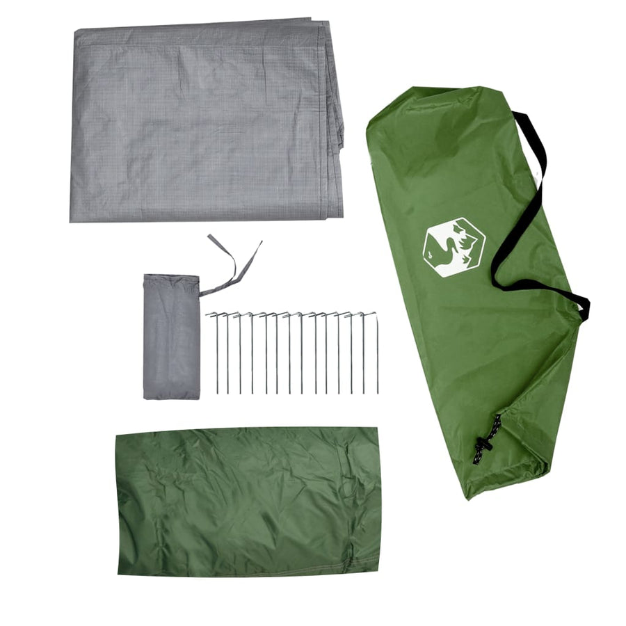 Tent 1-Persoons 255X153X130 Cm 185T Taft Groen