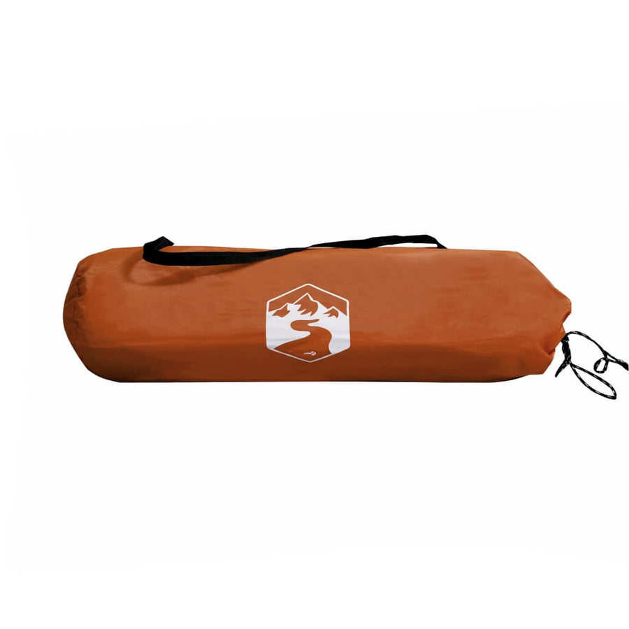 Tent 1-Persoons 255X153X130 Cm 185T Taft Grijs En Oranje