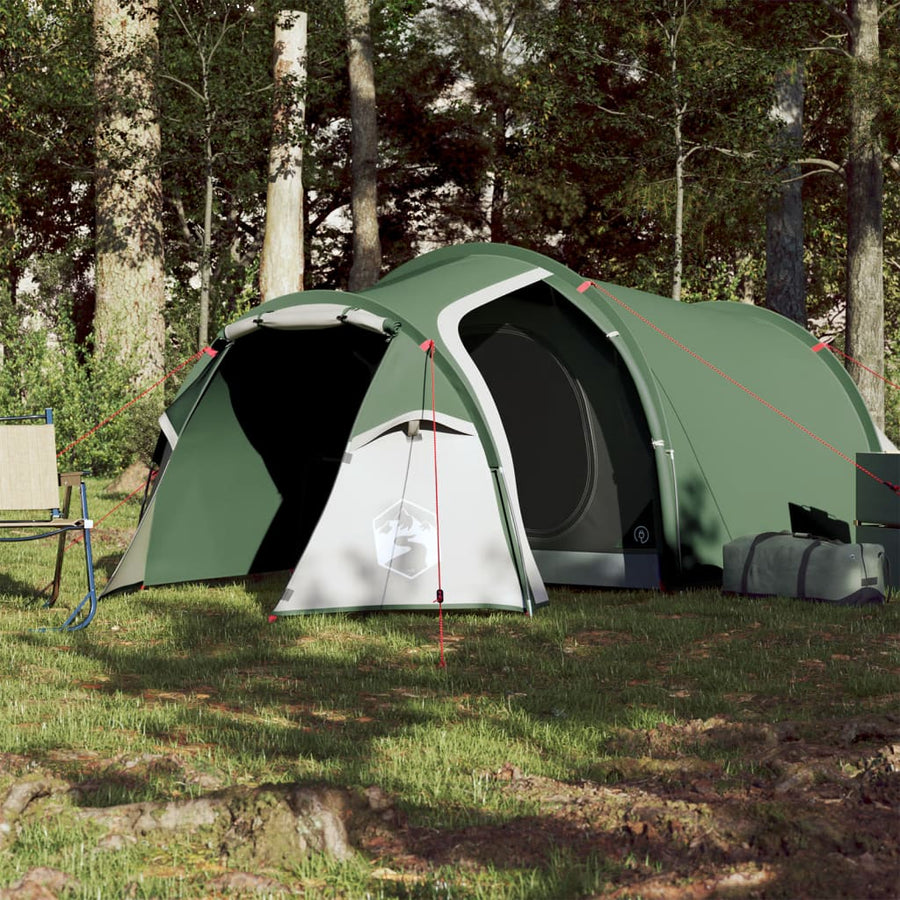 Tent 3-Persoons 370X85X6 Cm 85T Taft 370 x 180 x 116 cm Groen