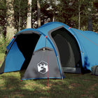Tunneltent 4-persoons waterdicht blauw