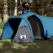 Tunneltent 4-persoons waterdicht blauw