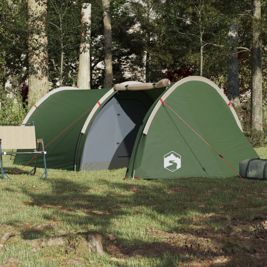 Tent 4-Persoons 405X170X106 Cm 185T Taft Groen