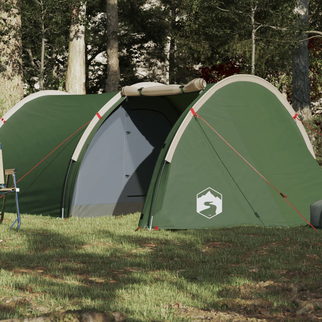 Tent 4-Persoons 405X170X106 Cm 185T Taft Groen