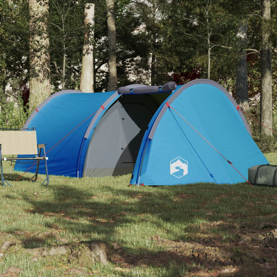 Tent 4-Persoons 405X170X106 Cm 185T Taft Blauw