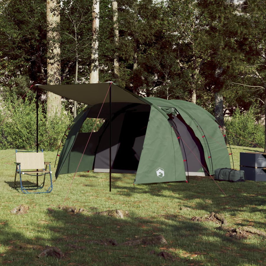 Tent 4-Persoons 420X260X153 Cm 185T Taft Groen